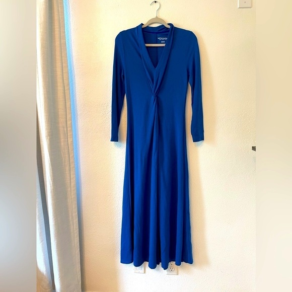 Soft Surroundings Lagia Maxi Dress in Royal Blue Size SP - Picture 2 of 7